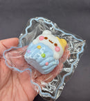 Keychain mini/small hamster cupcake taba cute