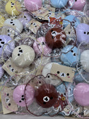 Rilakkuma colorful toast soft random colors (purple, blue, yellow, white, pink, brown, beige)Taba Squishy