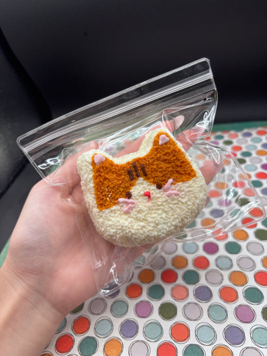 Large tabby cat rice ball soft handrawn