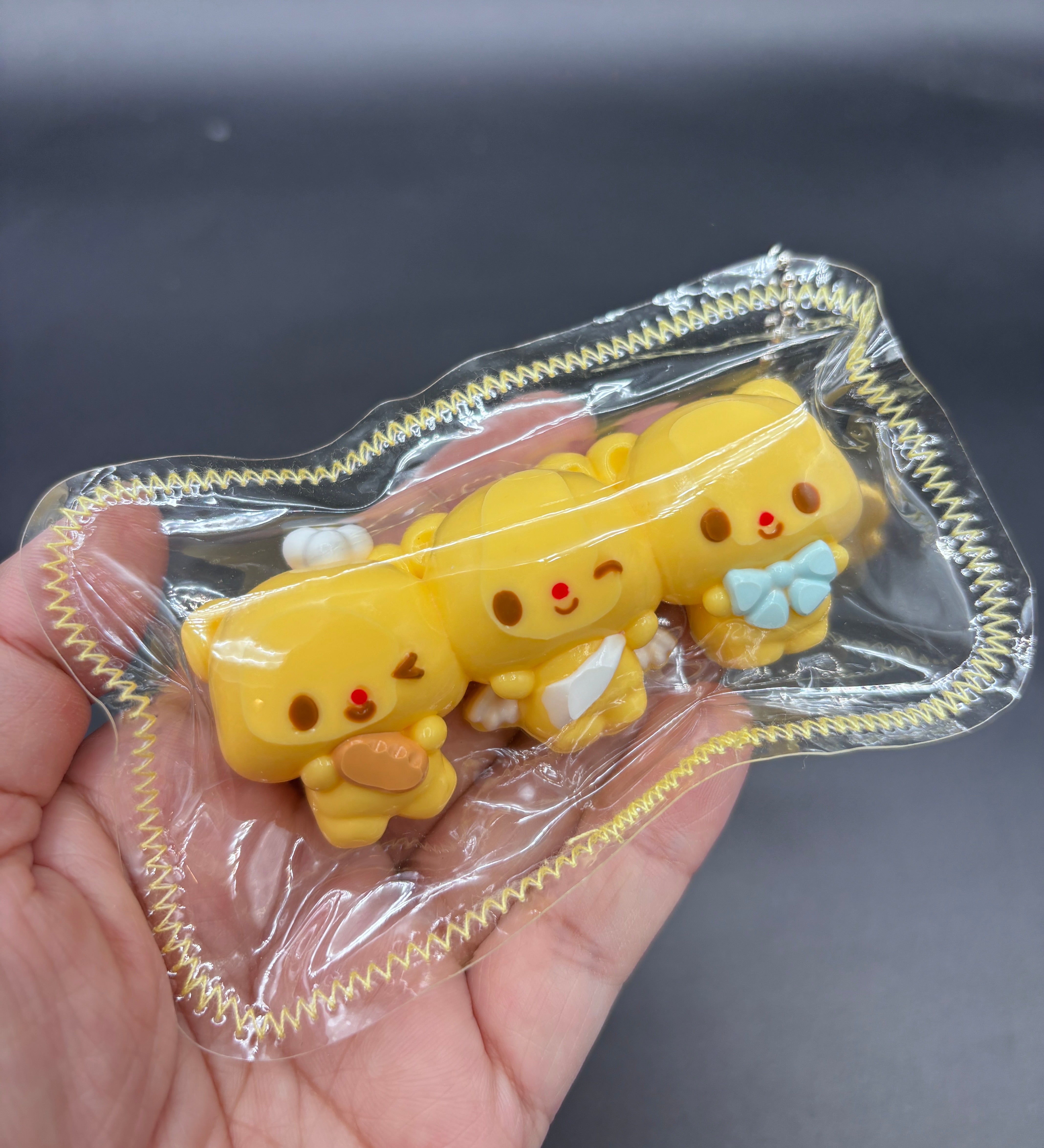 Super cute pack of 3 honey bear  taba squishy