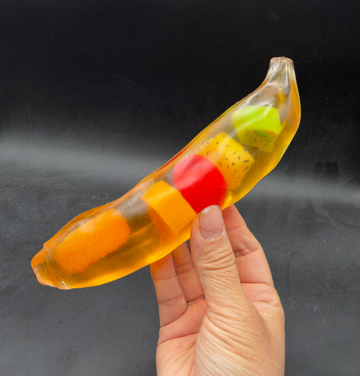 Fruit jelly Vaseline banana stressball