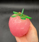 Jumbo thick moldable slushy strawberry stressball