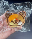 New cute clear Rilakkuma jello fruit taba squishy
