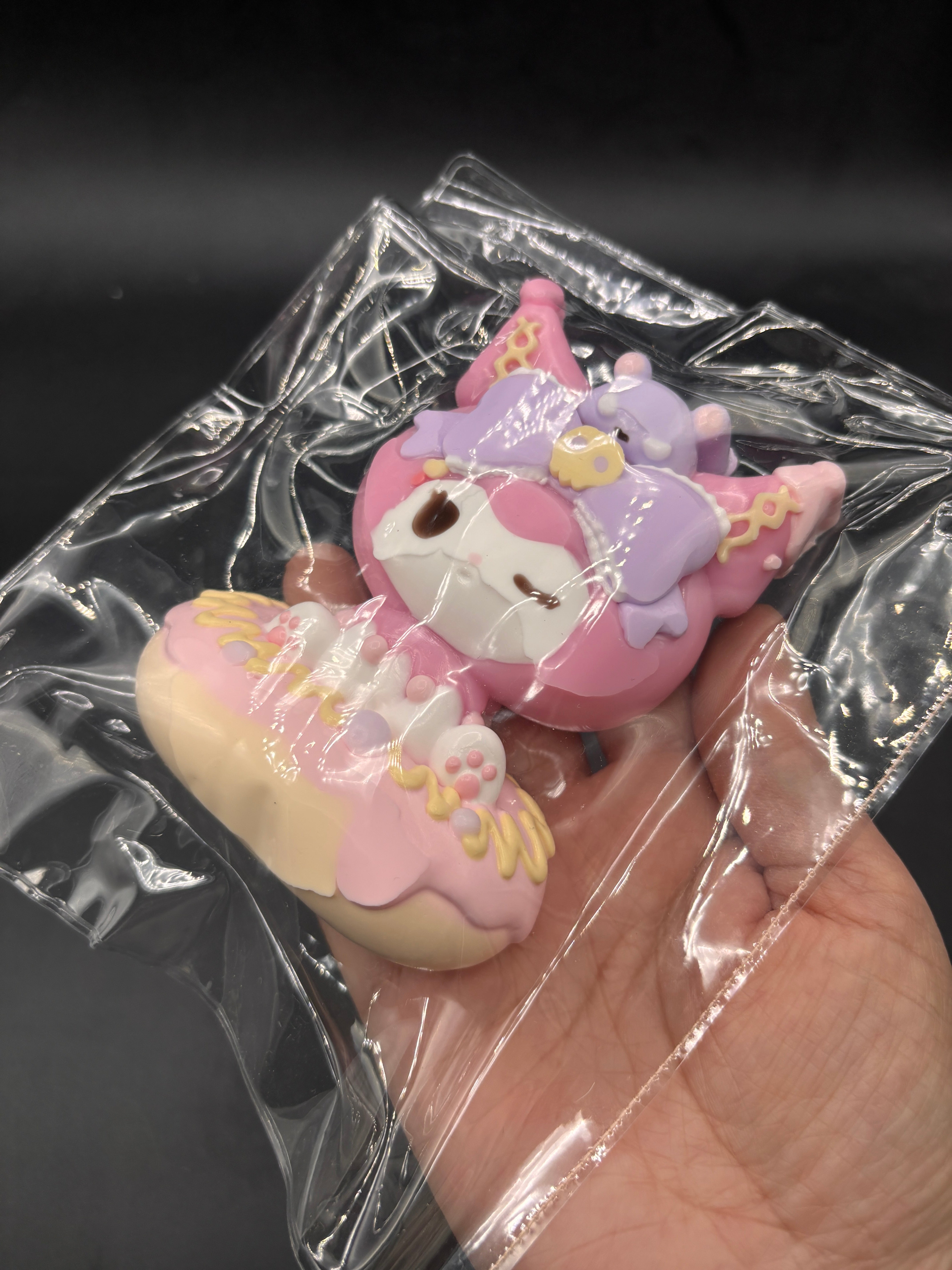 Kuromi donut cute detailed  taba squishy soft