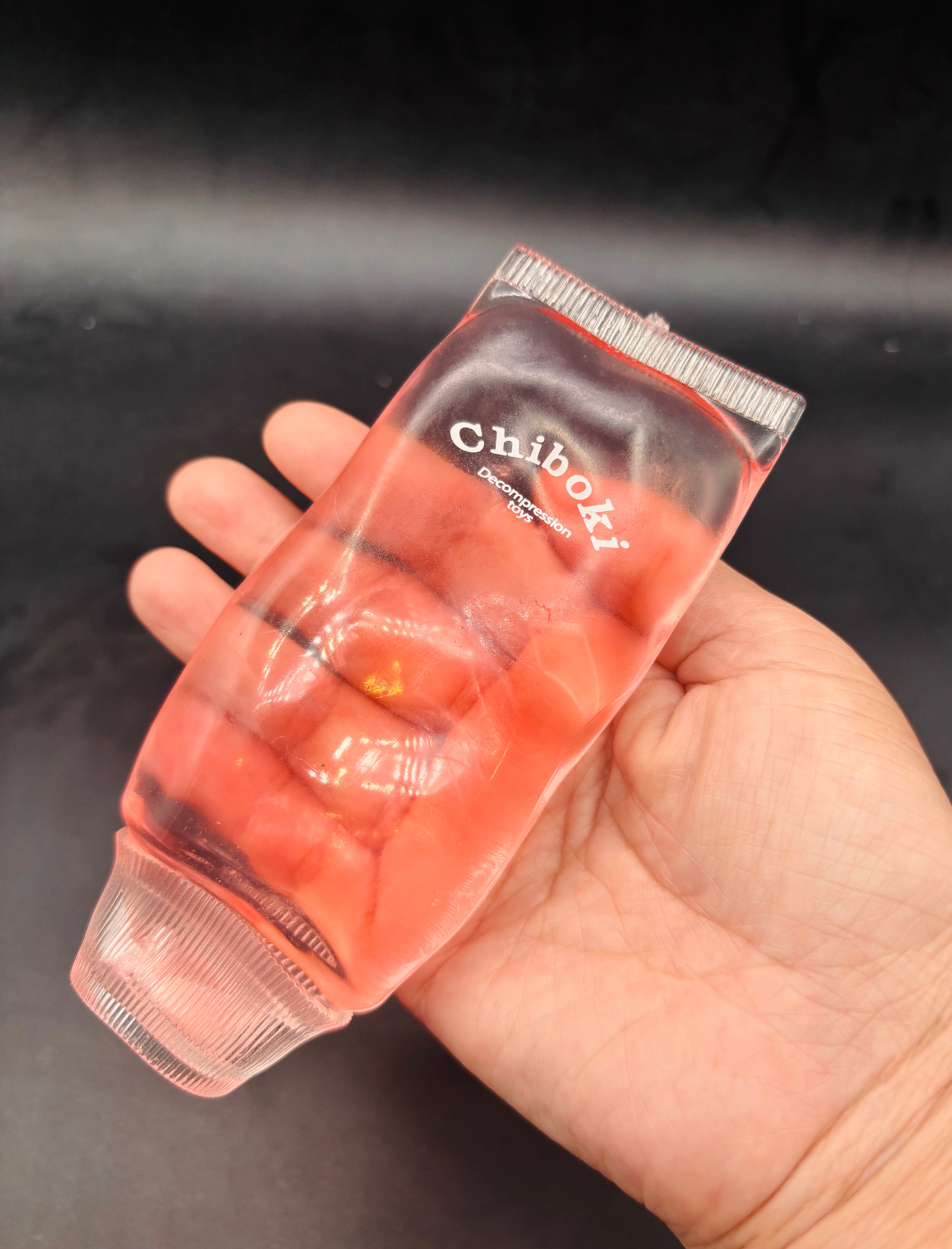 NEW authentic Chiboki pink toothpaste squishy (very soft and moldable)