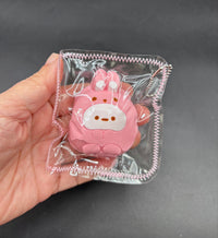 Mini taba keychain Sumikko Gurashi bunny hoodie soft taba squishy