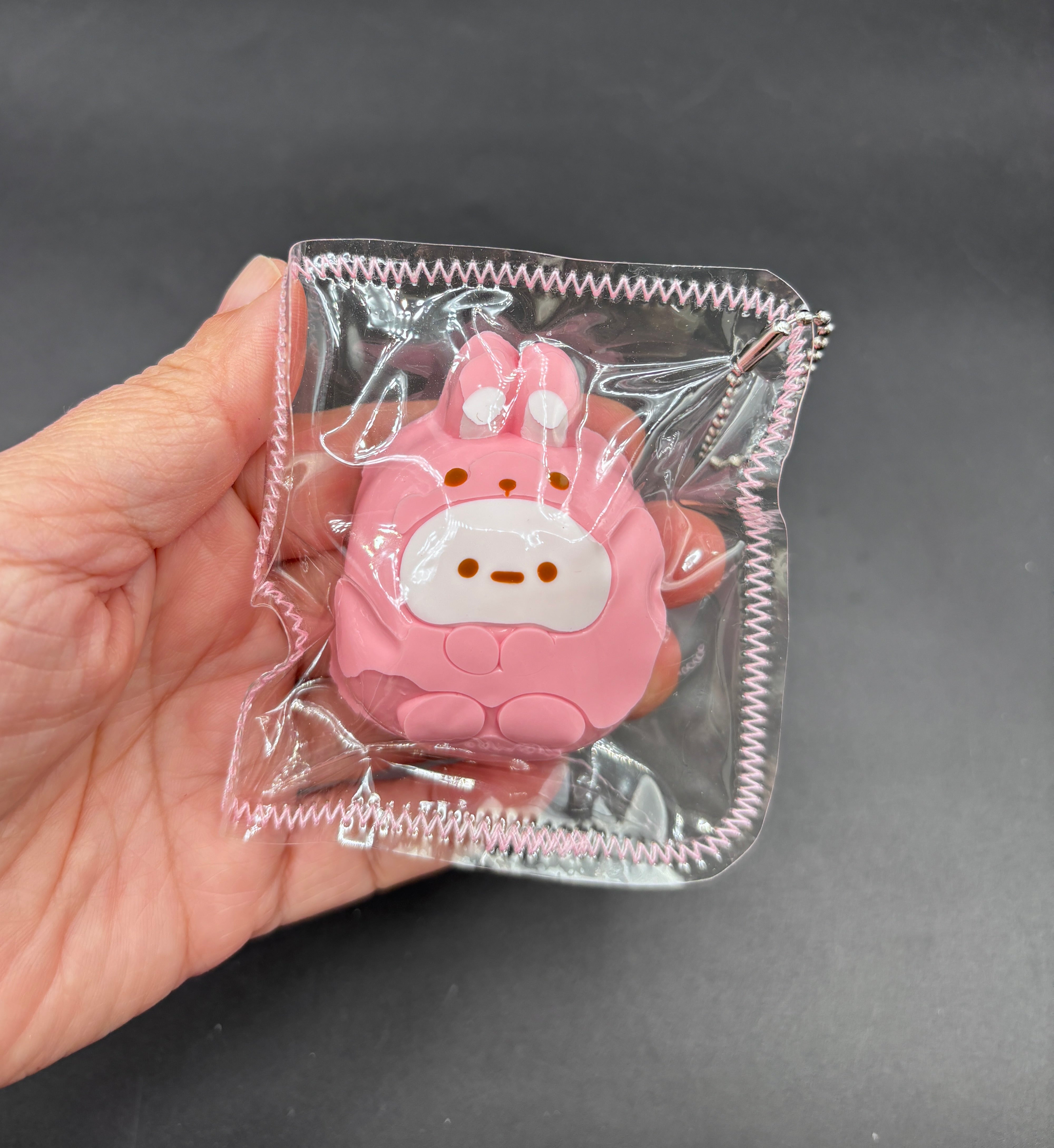 Mini taba keychain Sumikko Gurashi bunny hoodie soft taba squishy