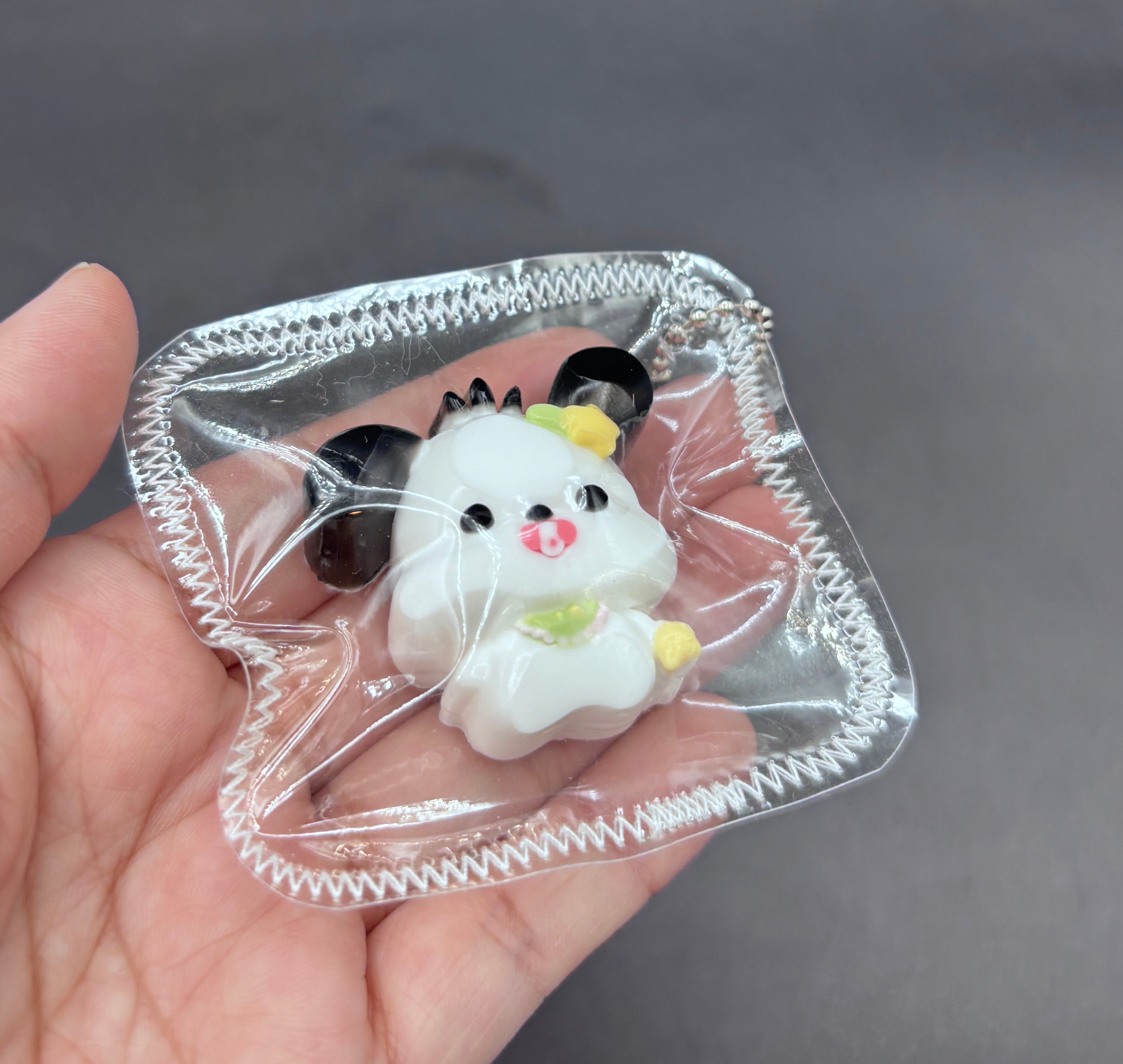 Cute mini puppy keychain taba squishy (choose)