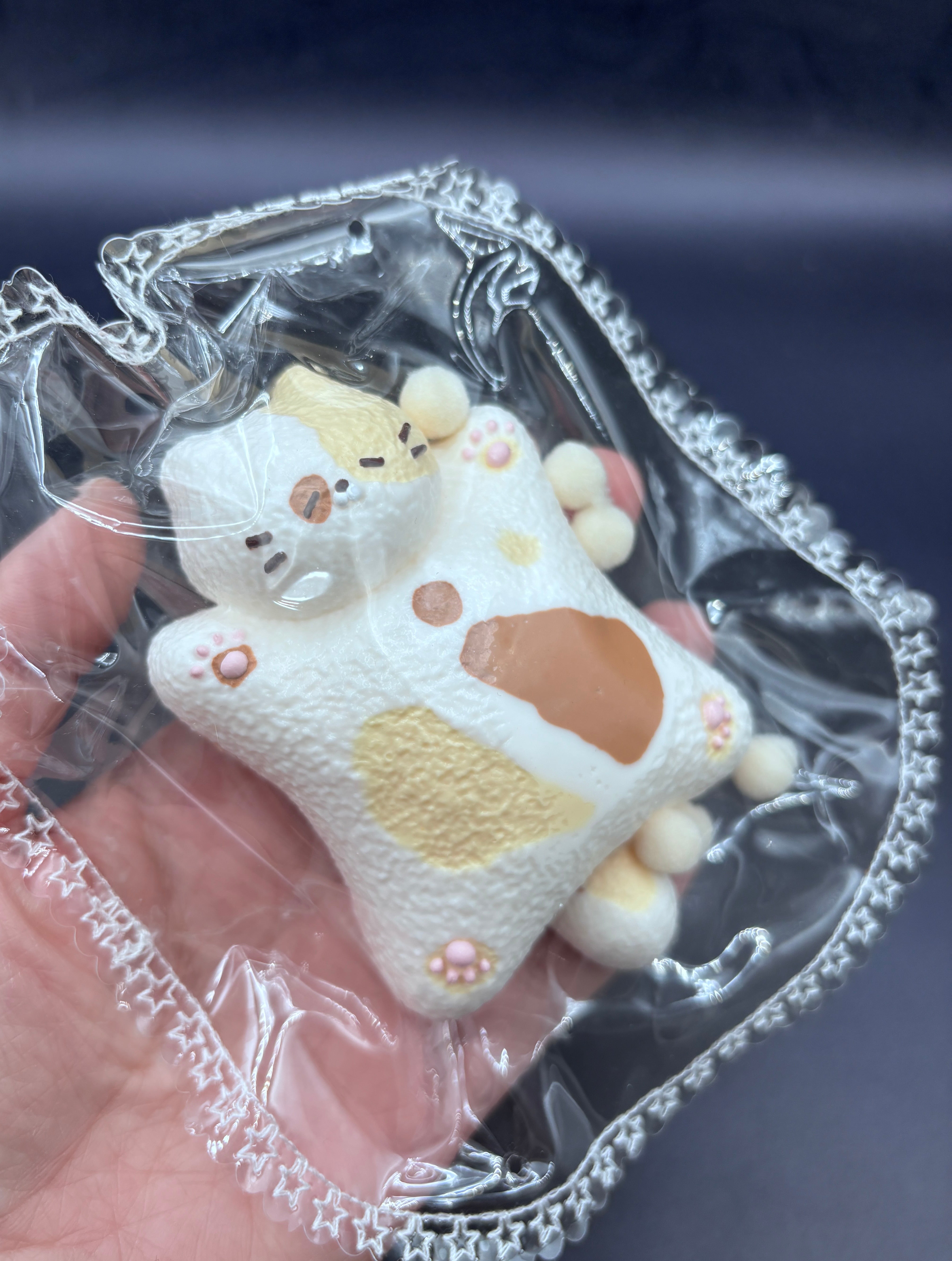 Frozen butter new laying down kitty cute