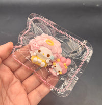 Mini keychain piano and baby melody taba squishy