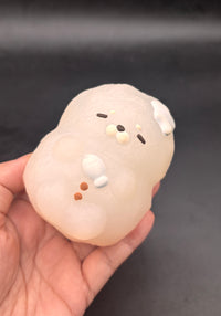 MATTE frozen butter slightly clear seal  taba squishy