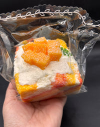 Super large jumbo frozen butter mango cake (flocked coconut shreds)
