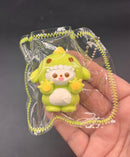 Cute Dino costume mini kitty and pochaco taba (choose)