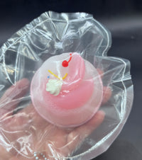 Peachy pudding cup- soft but mochi/matte taba like squishy