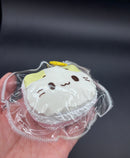 Cute marshmellow cat icecream cake layered  taba squishy