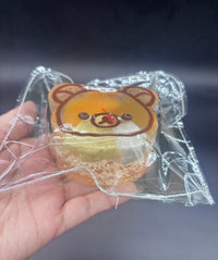 New cute clear Rilakkuma jello fruit taba squishy