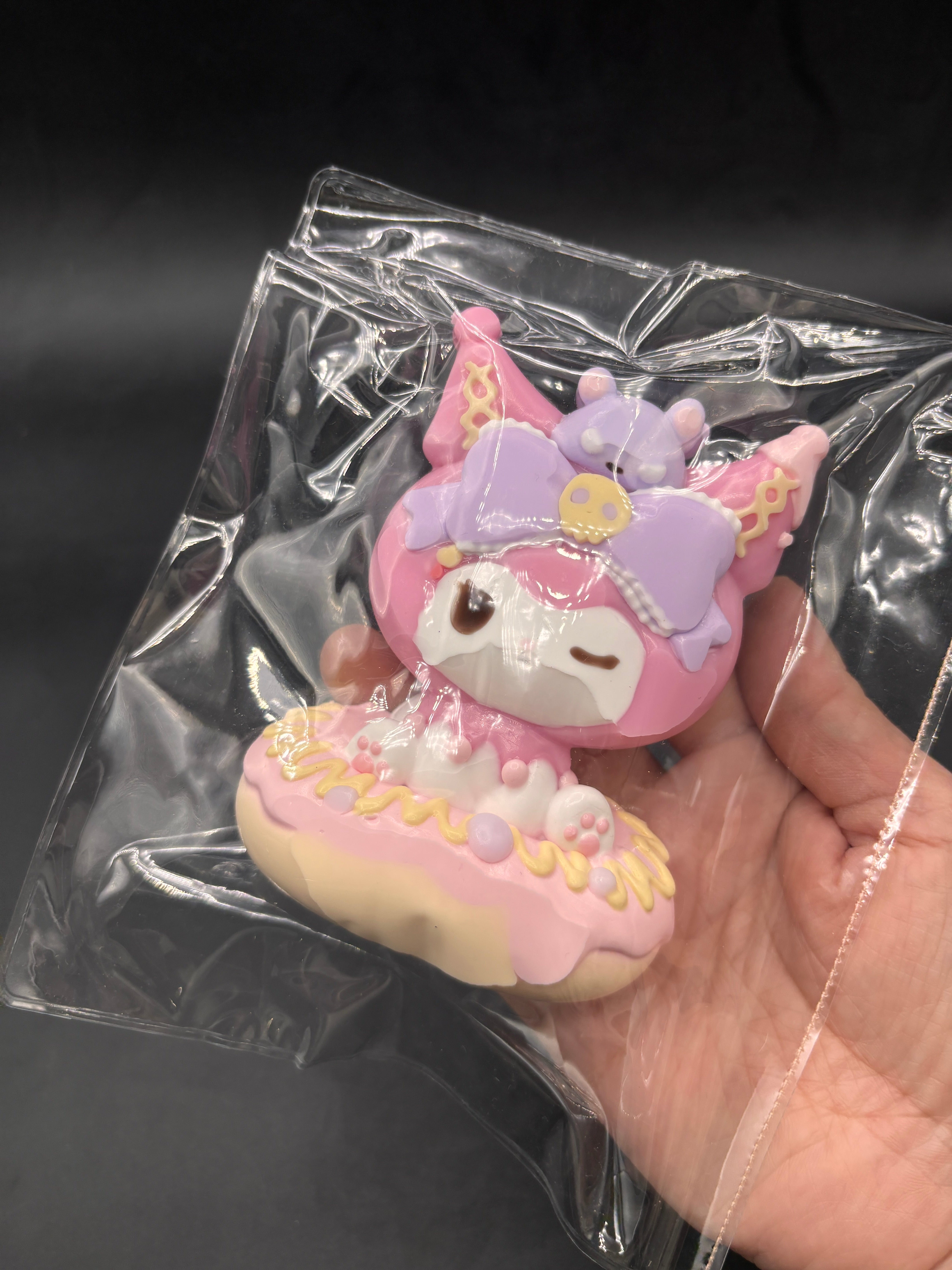 Kuromi donut cute detailed  taba squishy soft