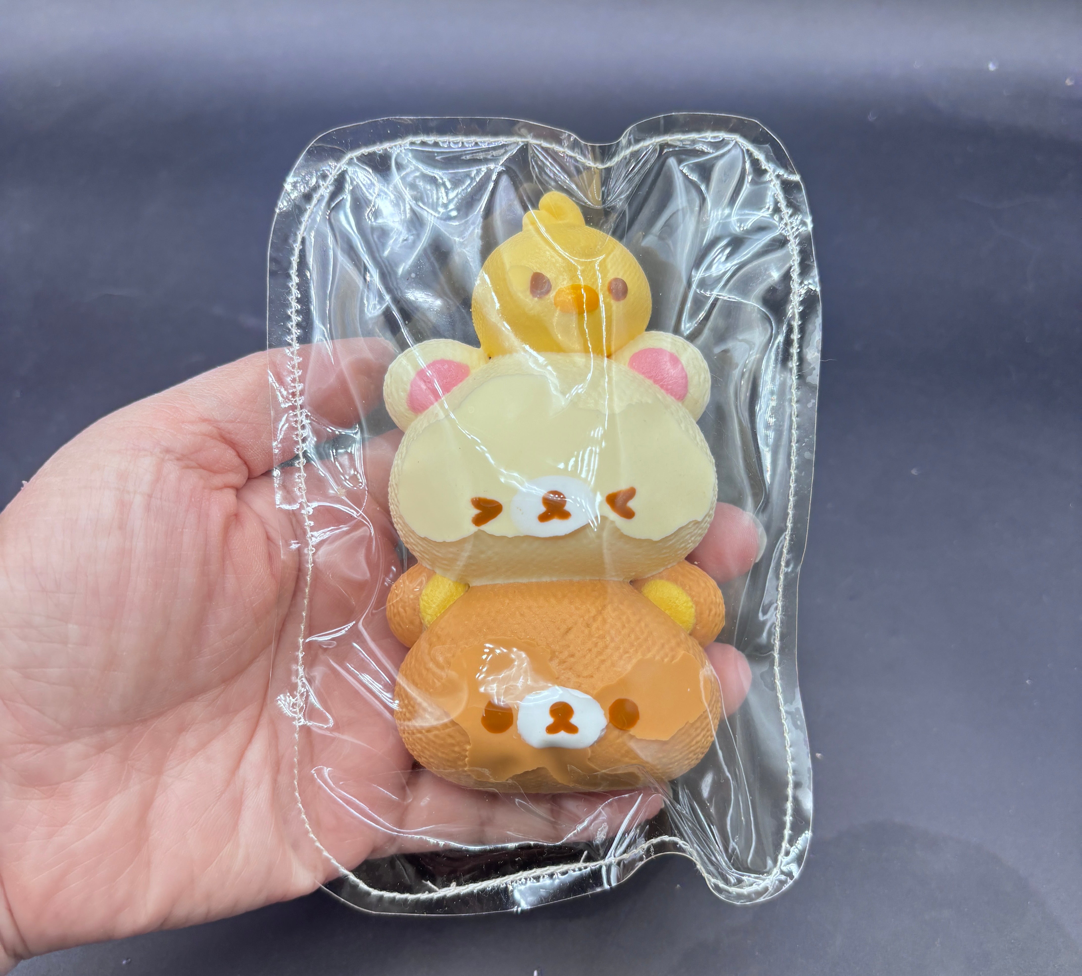Cute stack of Rilakkuma taba soft squishy
