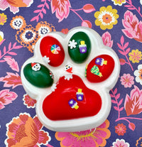 Christmas Cat Paw Squishy Toy