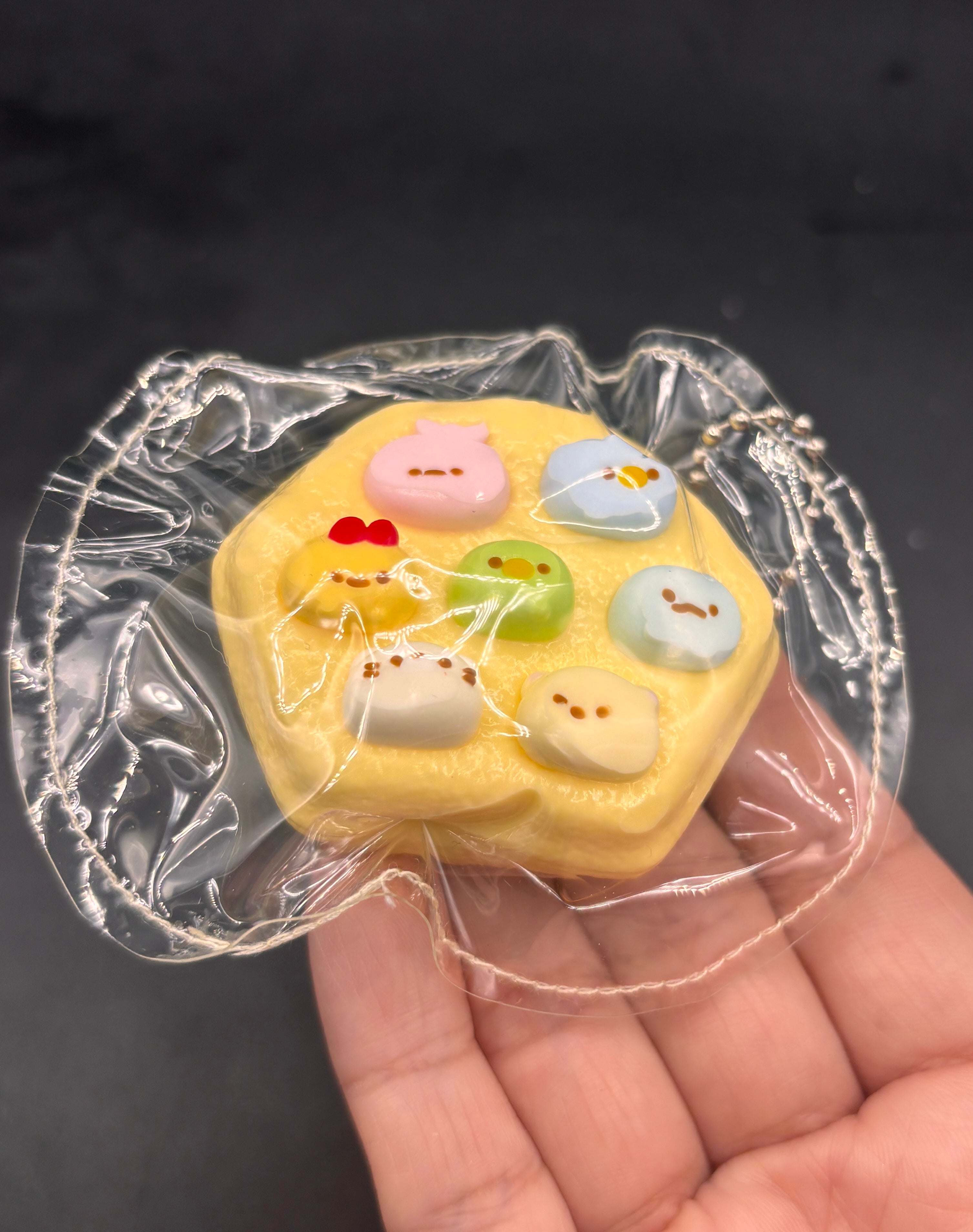 Cute small keychain sumikko Gurashi taba wack a mole