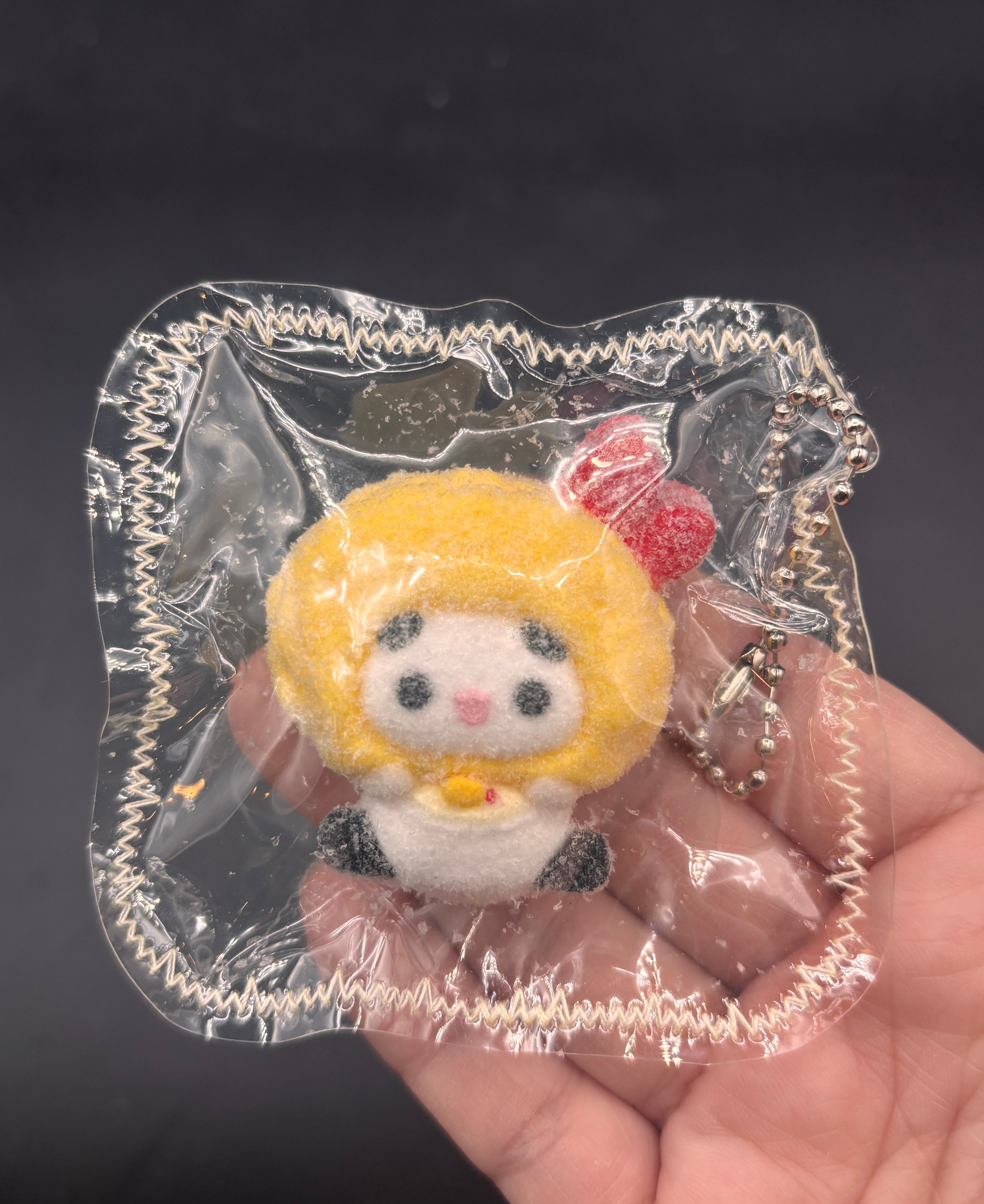 Cute mini bubu x food+sanrio keychain taba (choose)
