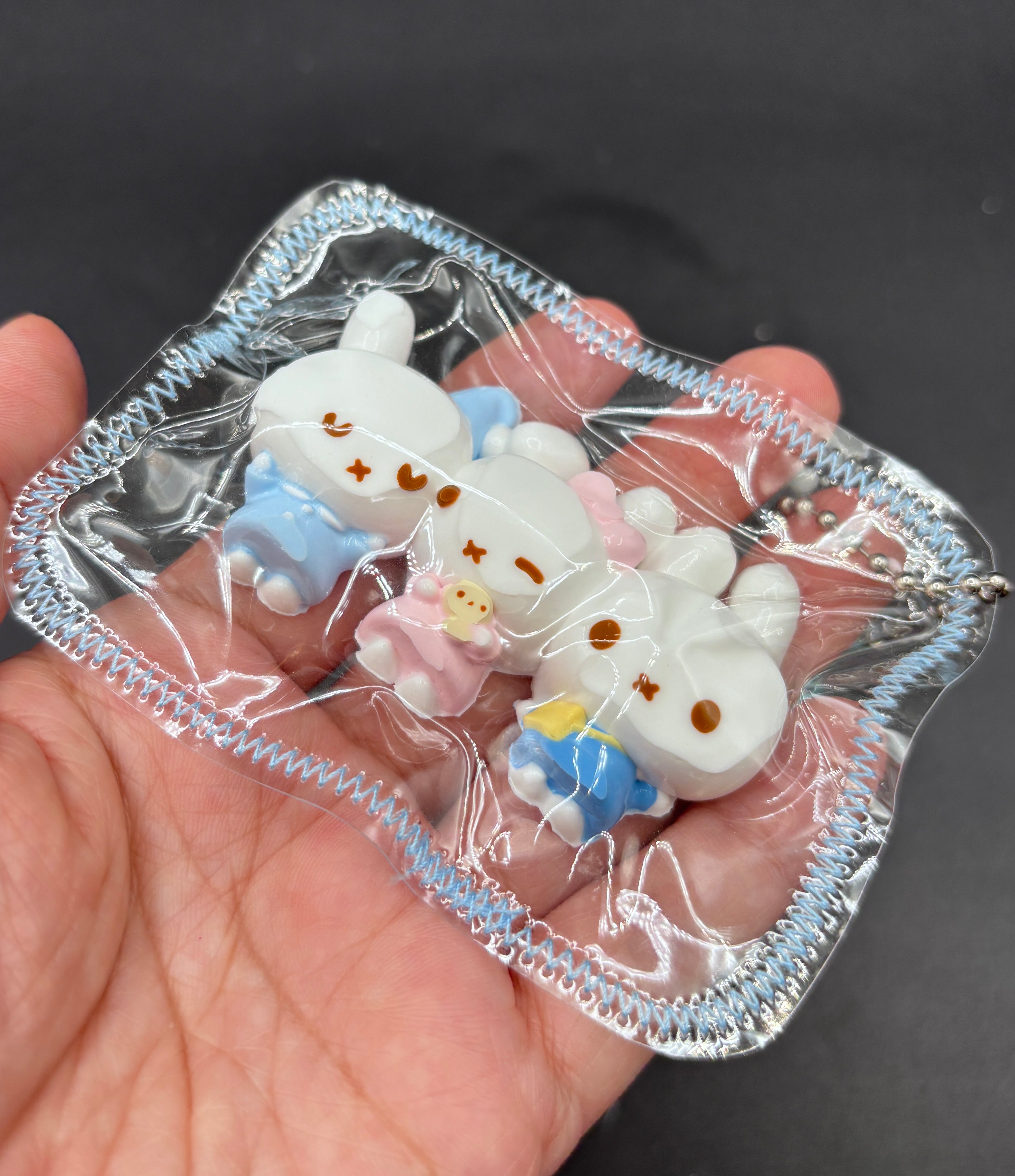Pack of 3 mini Miffy family cute soft soft taba squishy