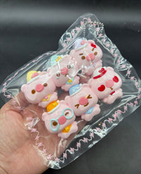 Pack of 6 cute piggies mini taba