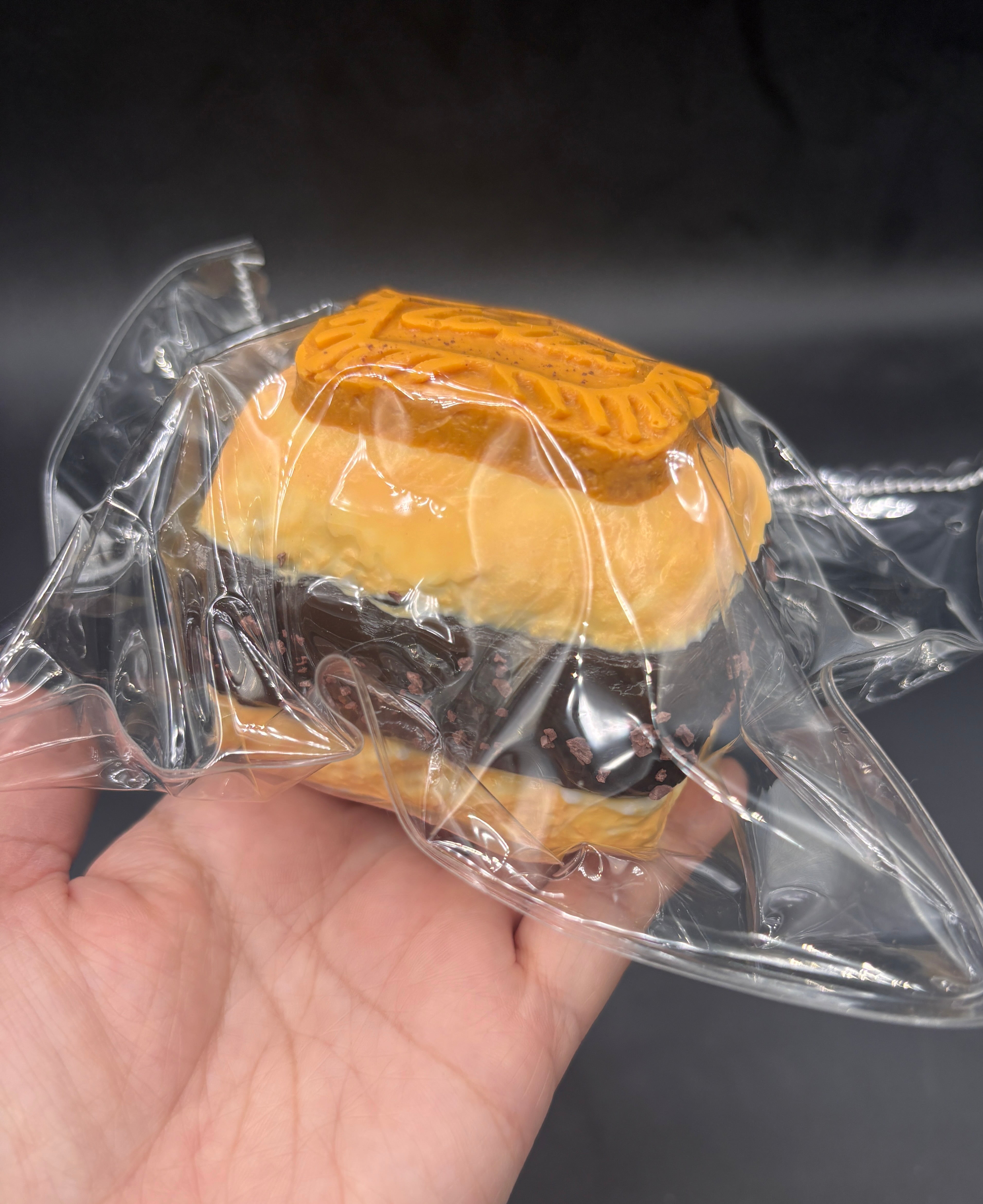 Frozen butter lotus chocolate biscuit  taba squishy