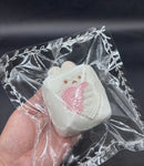 Frozen butter cute bunny taba squishy with heart  taba squishy