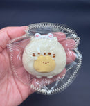 Cute mini keychain cat  soft taba squishy
