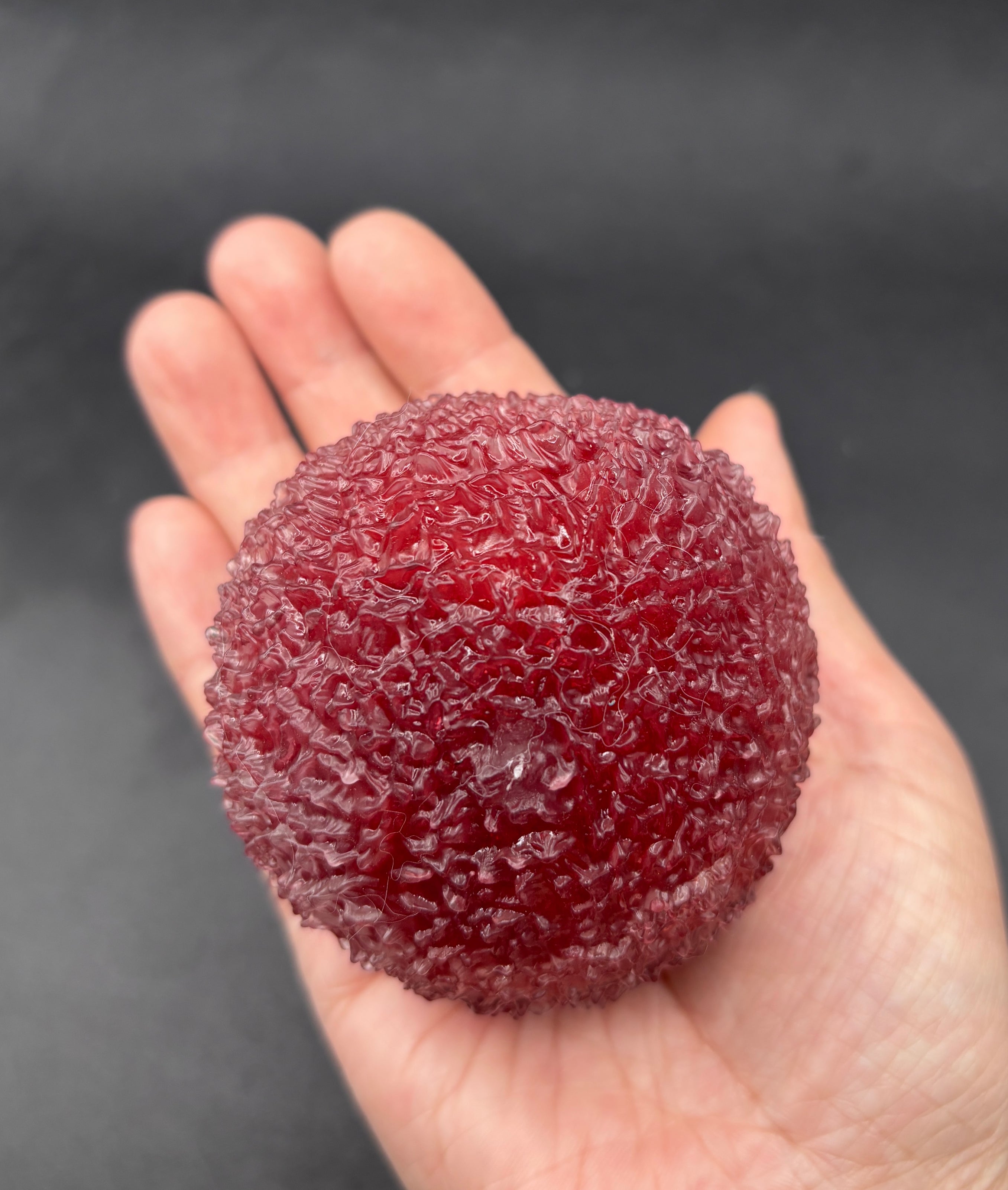 THICK-skinned slushy bayberry ball