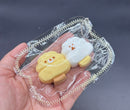 Mini taba keychain cute pack of 2 poop popsicles  taba squishy