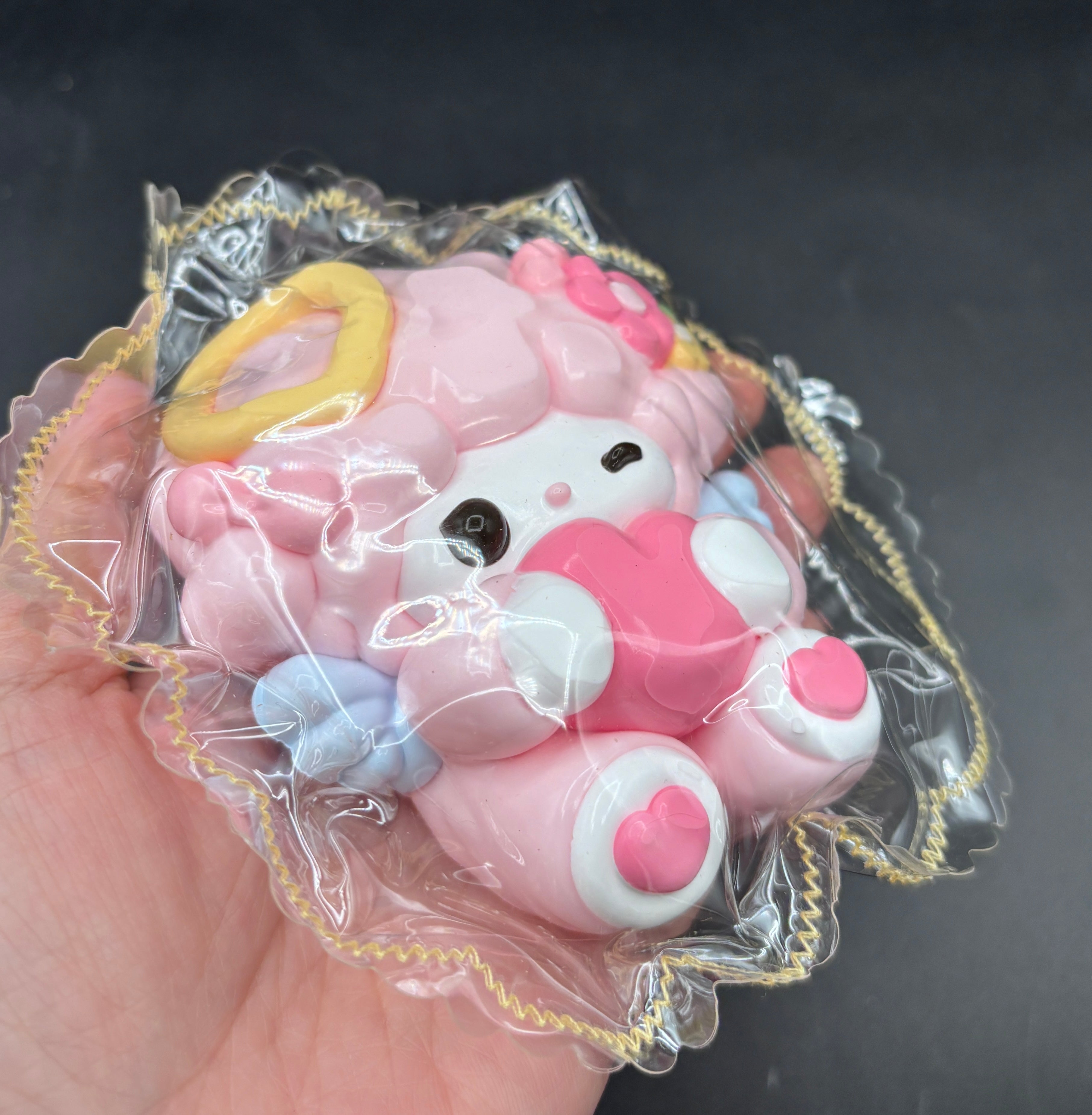 angel pink sheep soft Taba Squishy Toy