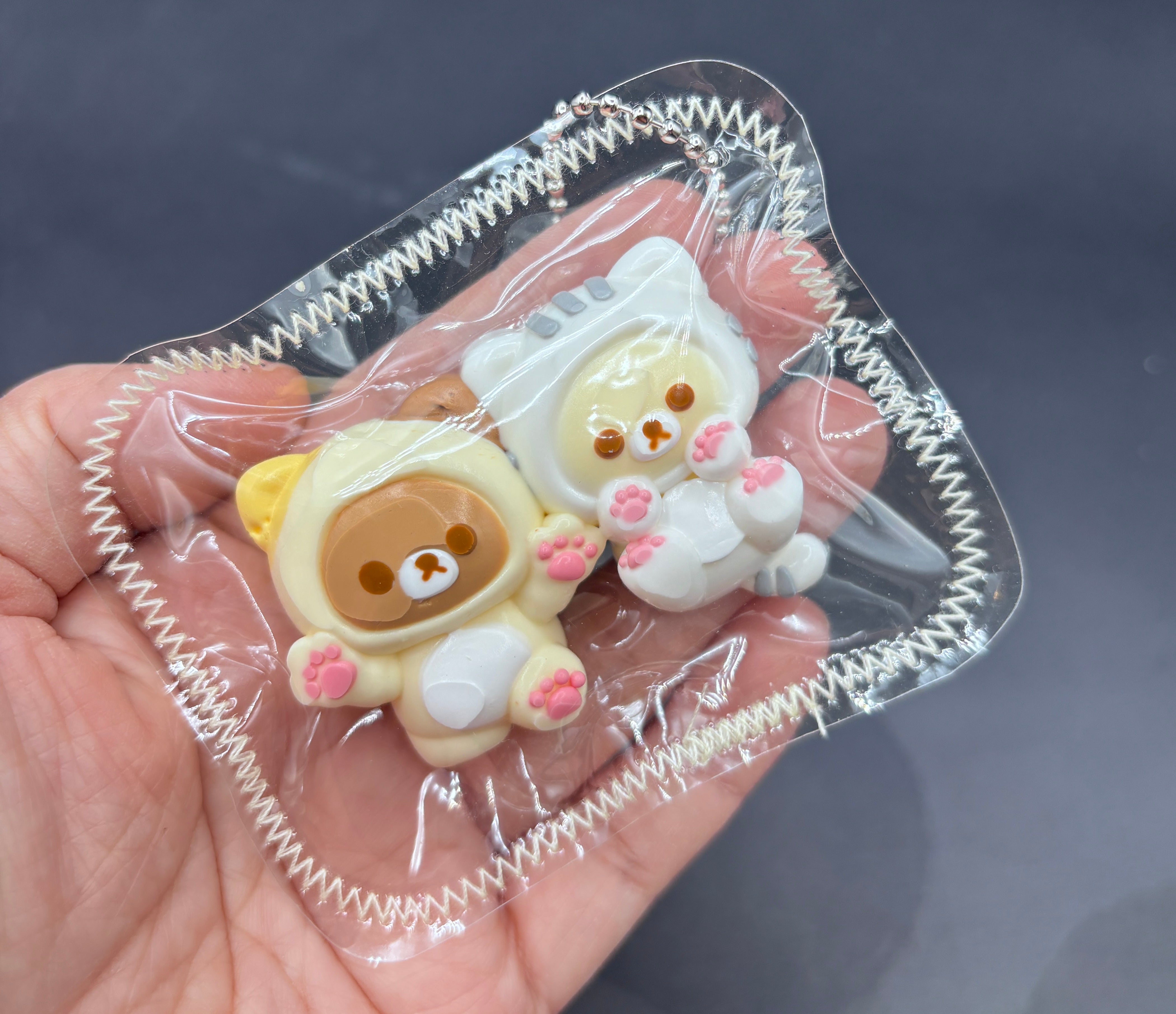 Pack of 2 Rilakkuma twins mini soft taba squishy