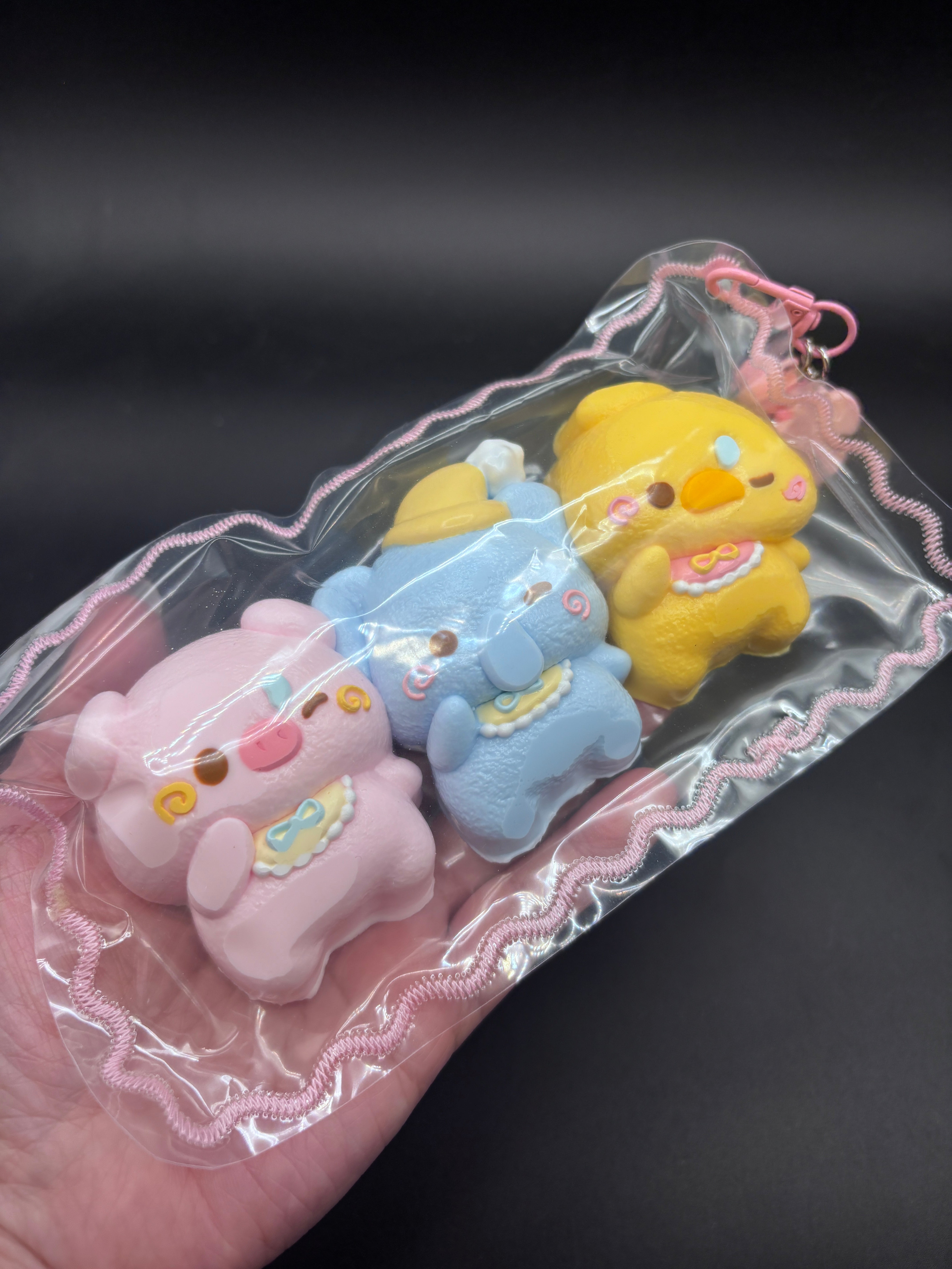 3 sleeping cuties large and soft taba squishy
