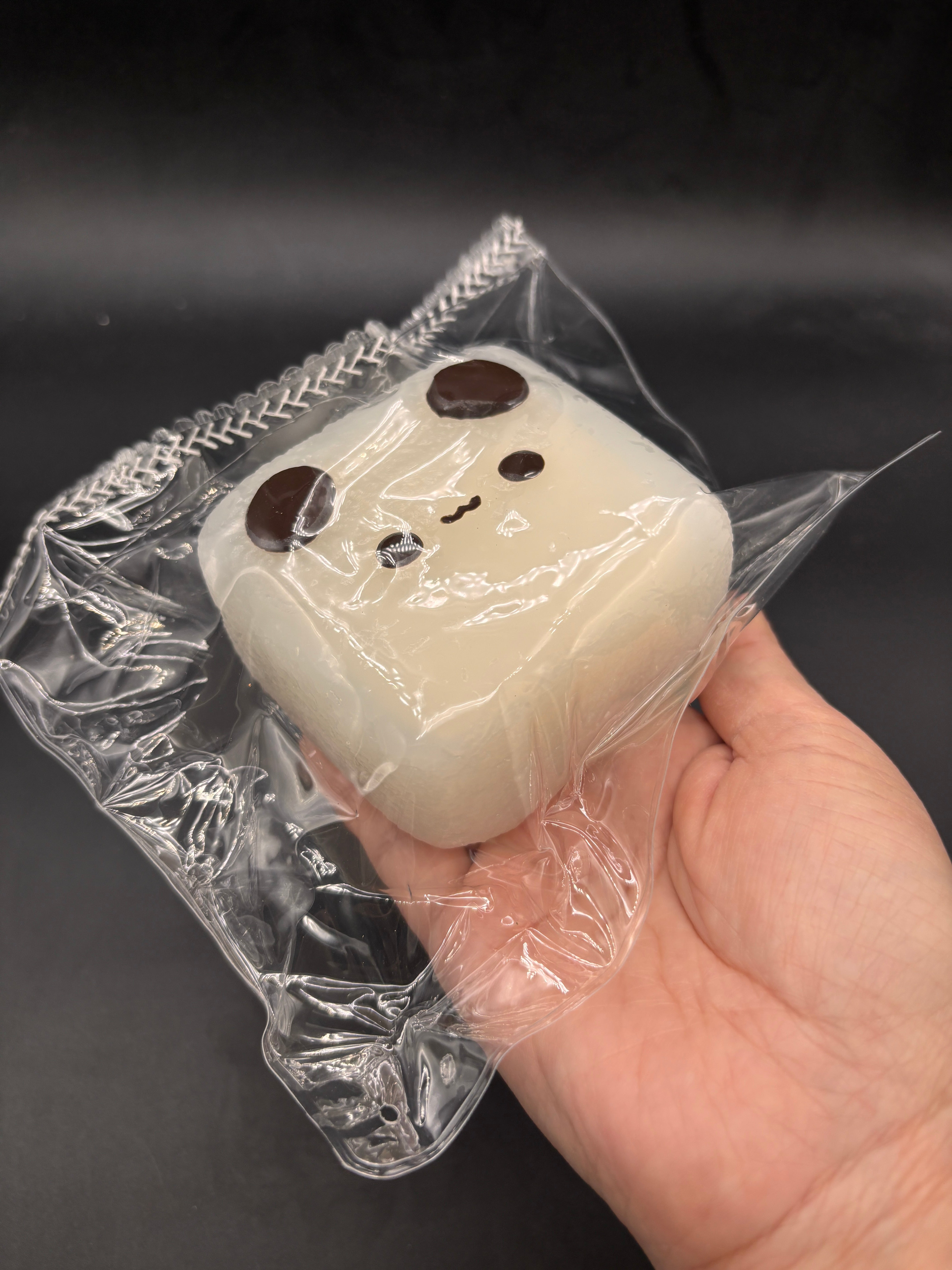 Frozen butter bubu toast (outside layer clearish) taba squishy