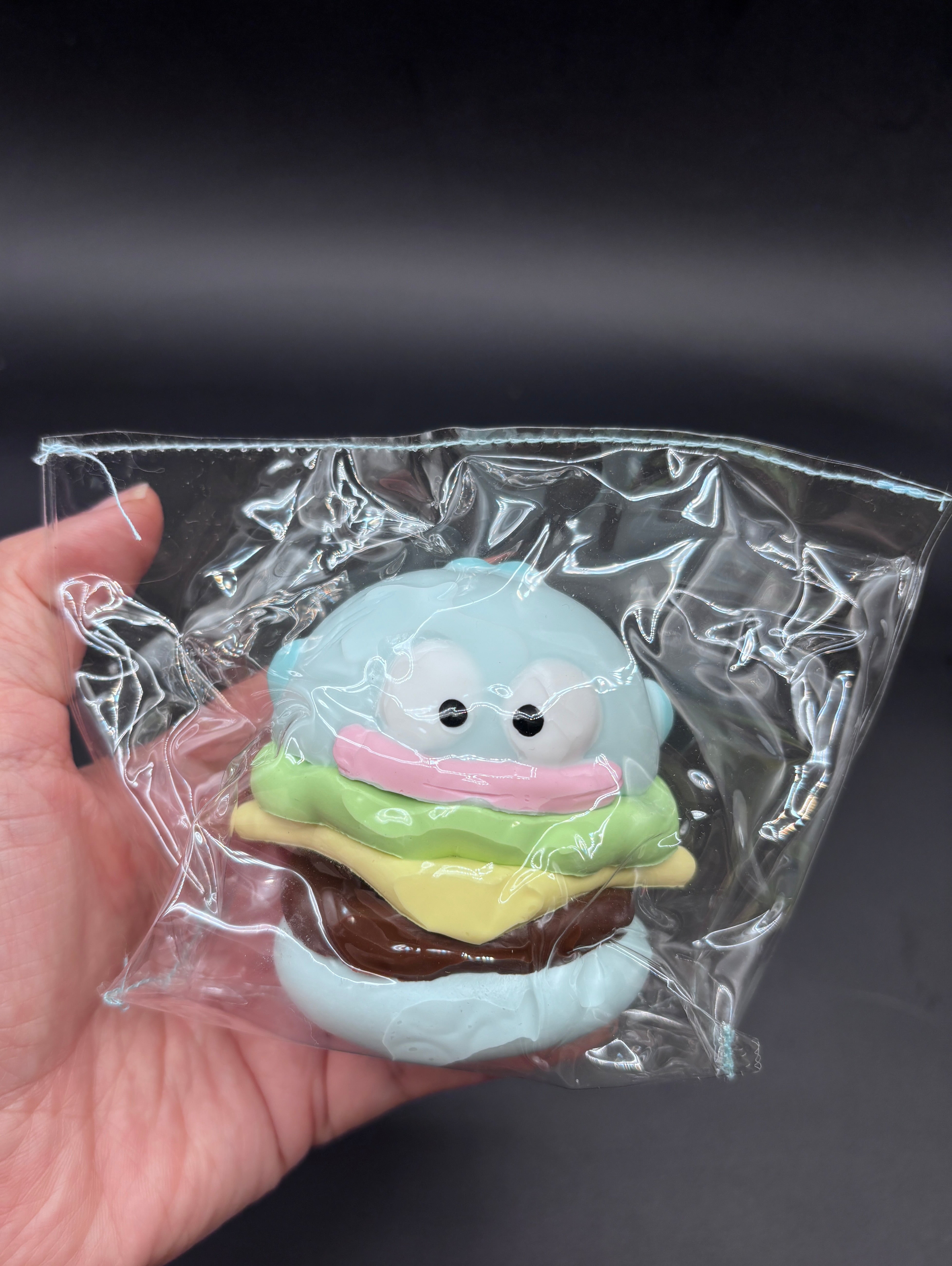 Hangyodon layered hamburger frozen butter textured stiff  taba squishy