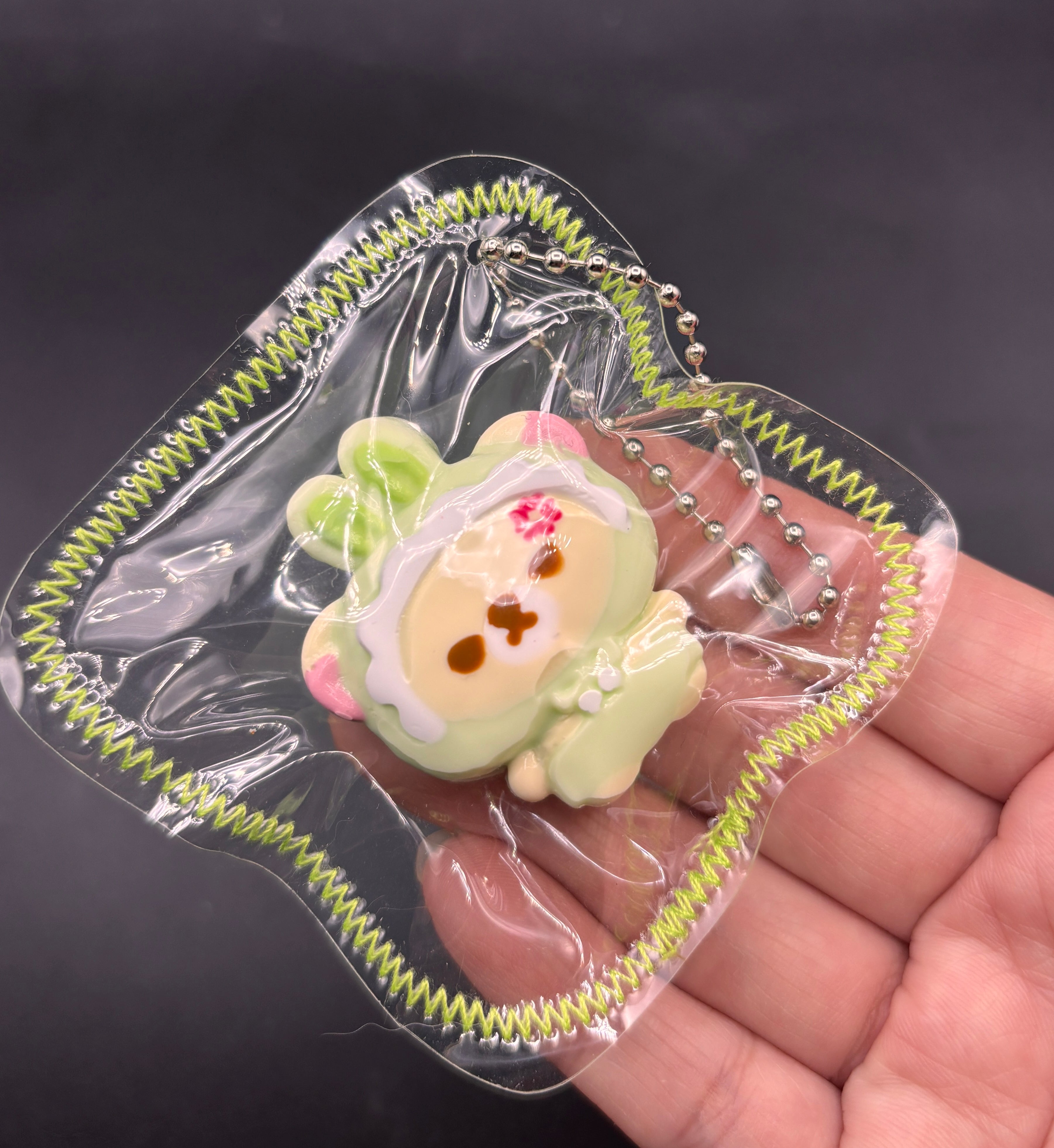 Cute baby bear a mini Taba keychain soft  taba squishy