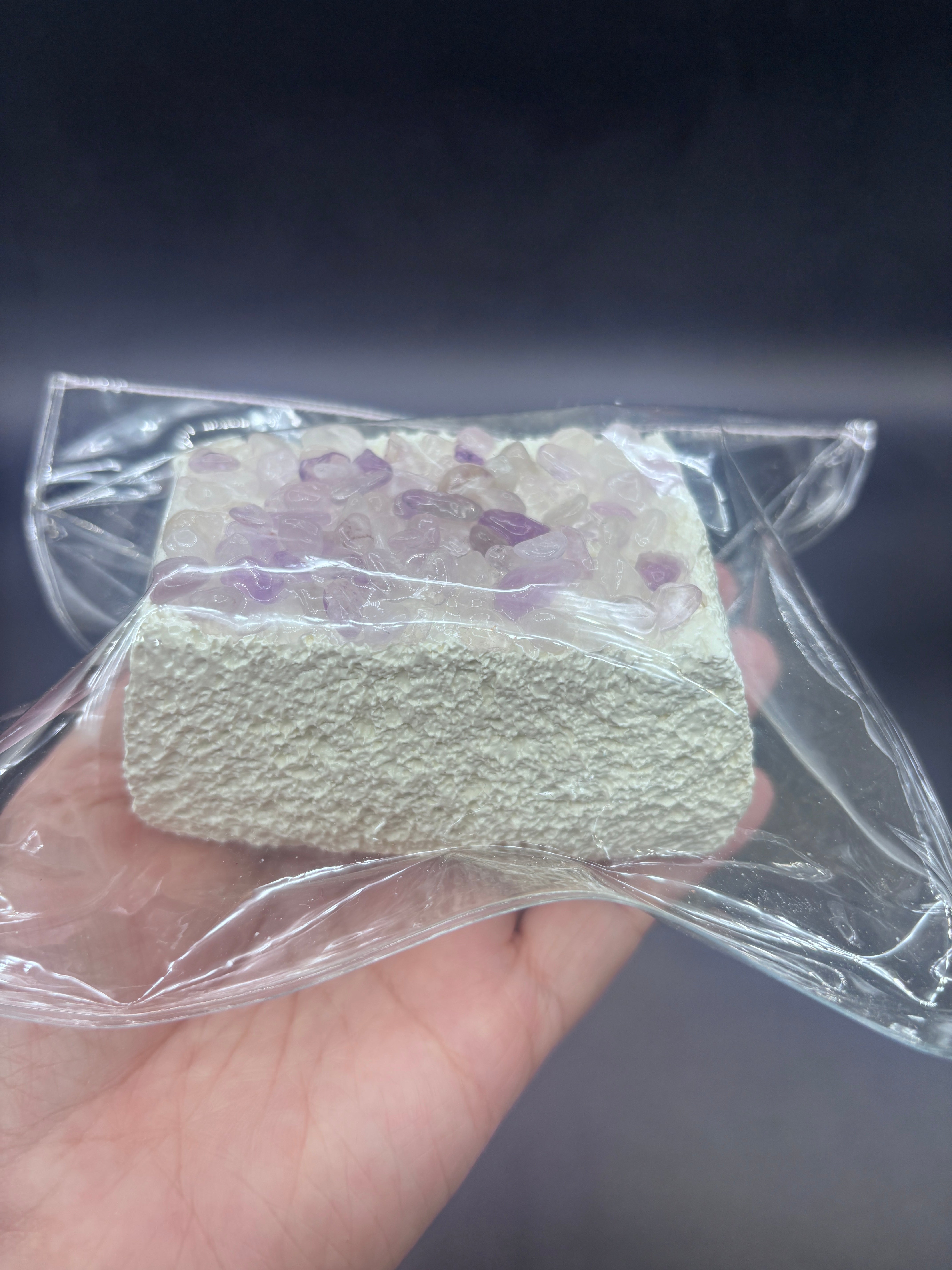 (3 colors) gemstone crunchy taba squishy cake soft