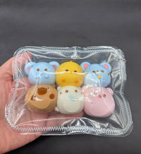 Pack of 6  adorable animals  taba squishy