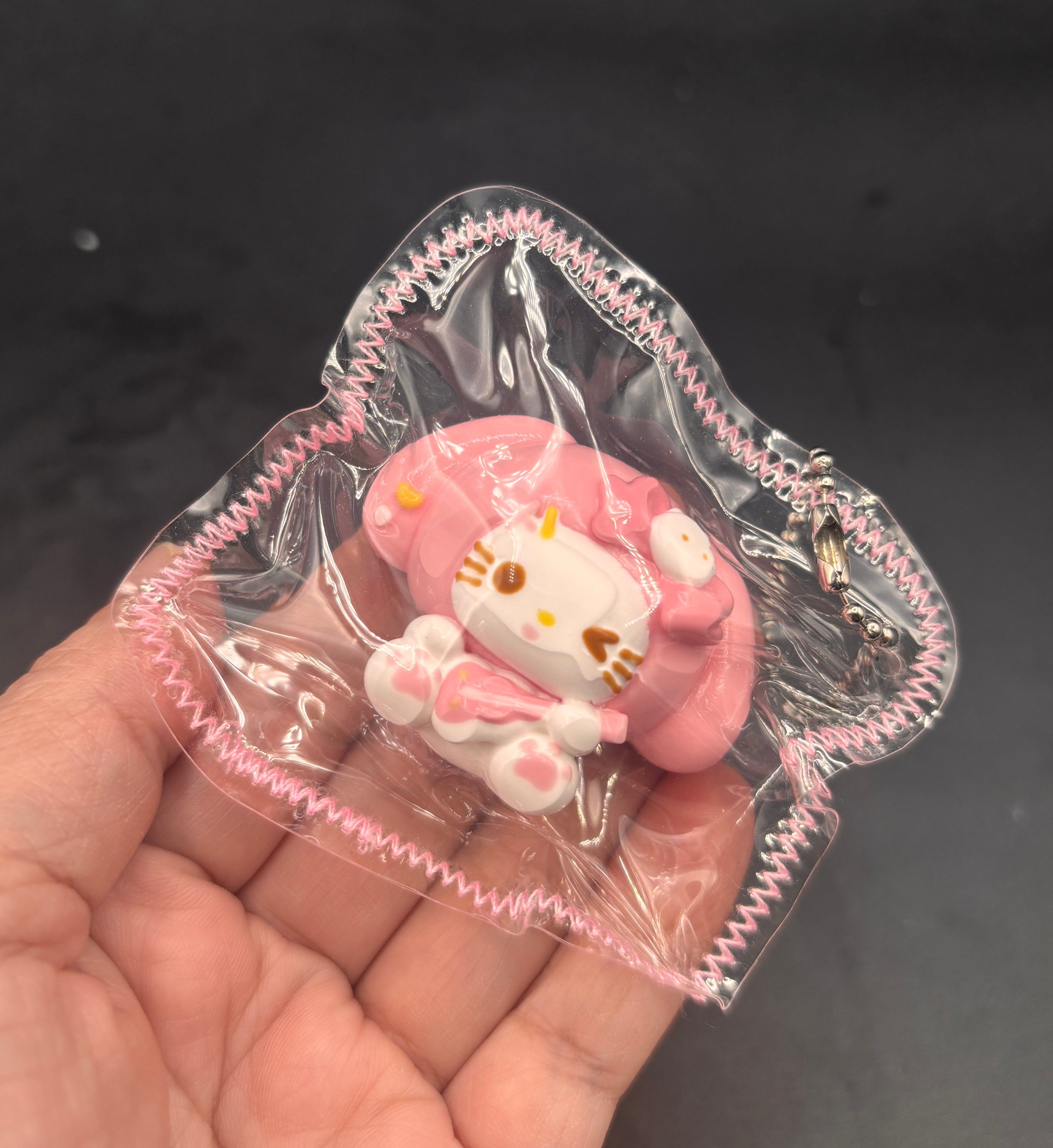 Mini keychain  (kitty x lotto cute) taba squishy
