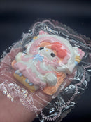 Detailed super cute kitty in a pink winter jacket soft  taba squishy