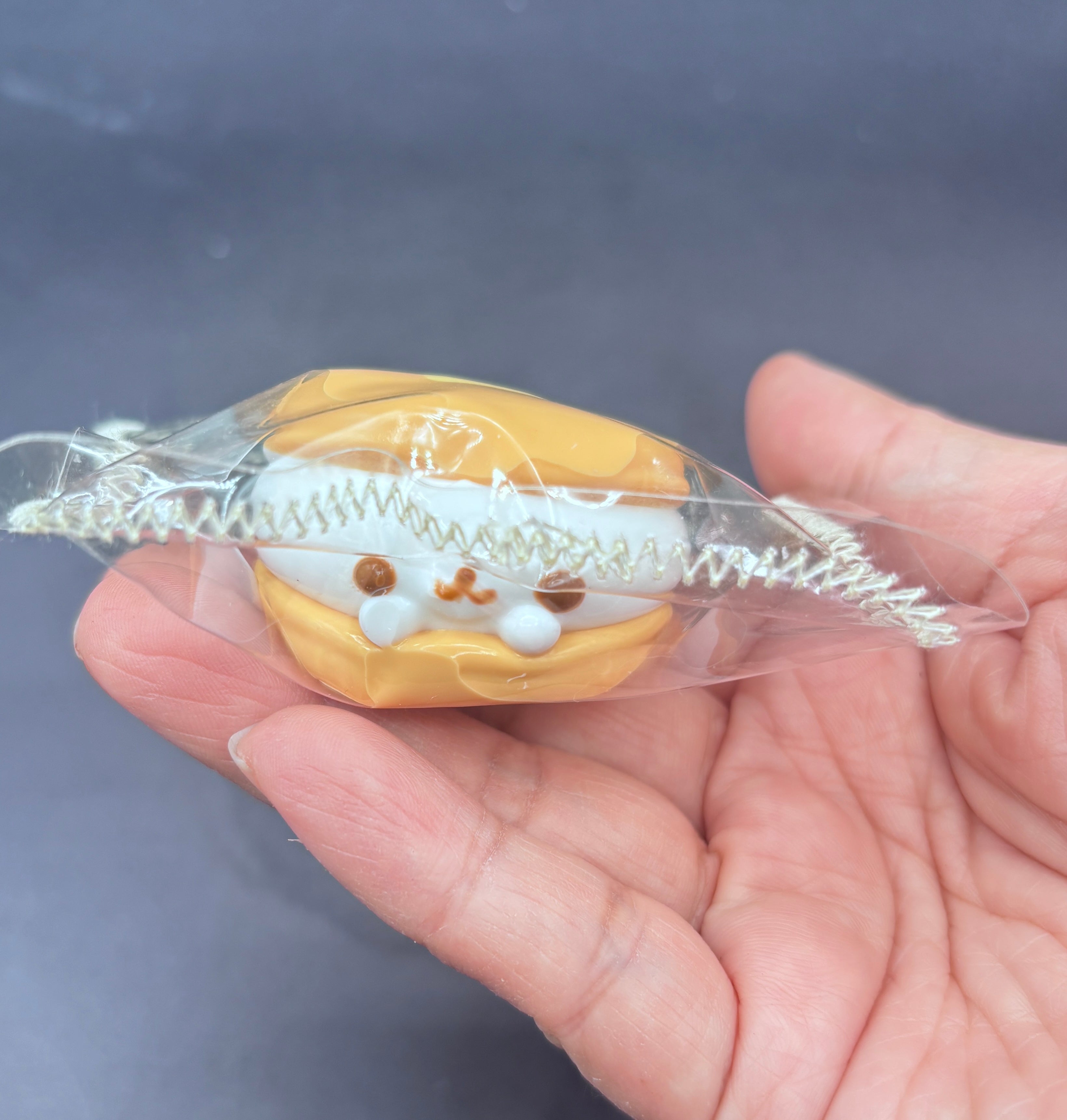 Pancake seal mini taba squishy keychain (choose)