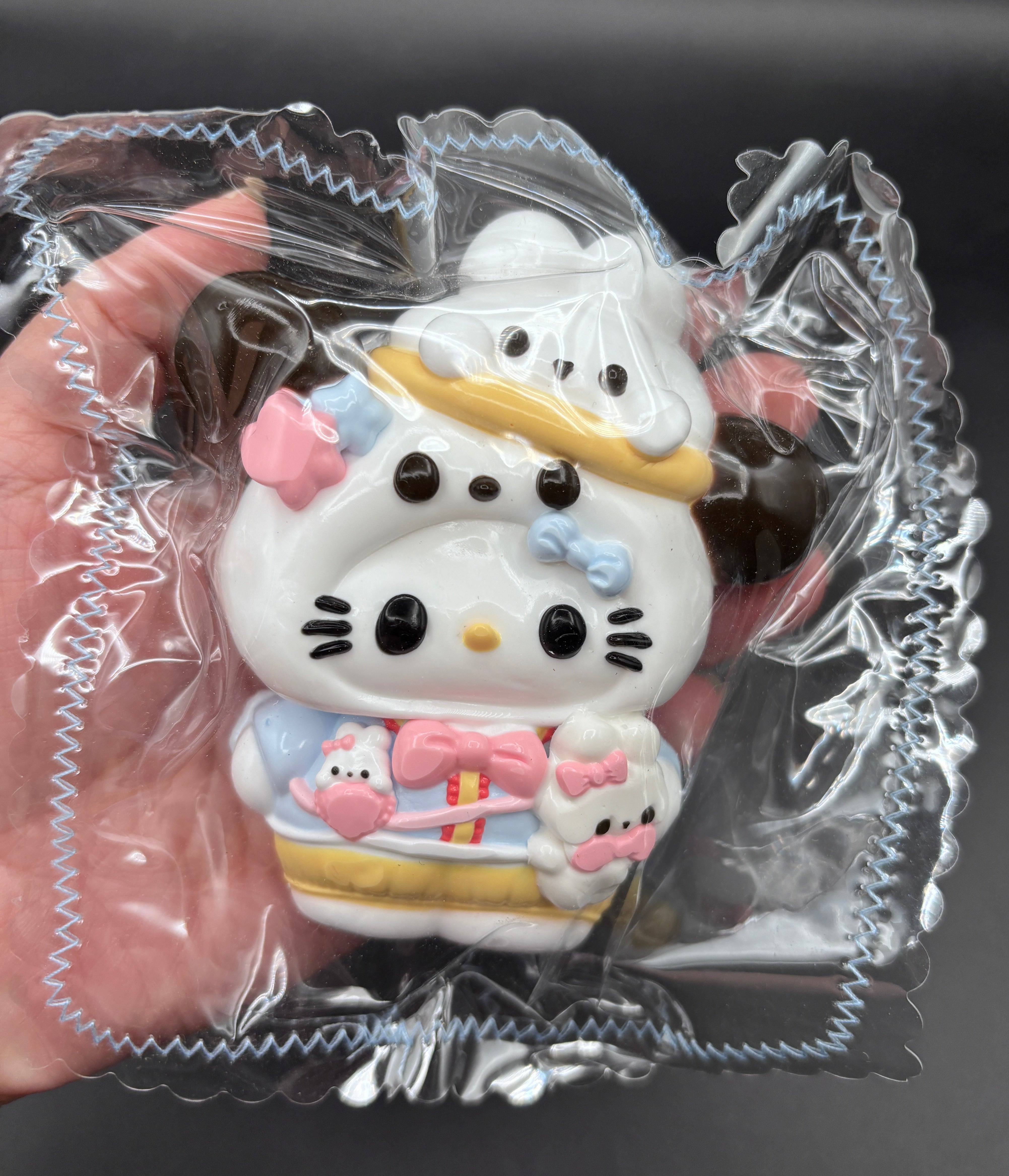 kitty with a dog hoodie detailed Taba Squishy Toy