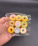 Mini pack of 9 Sumikko Gurashi donut taba squishy