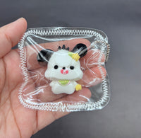 Cute mini puppy keychain taba squishy (choose)