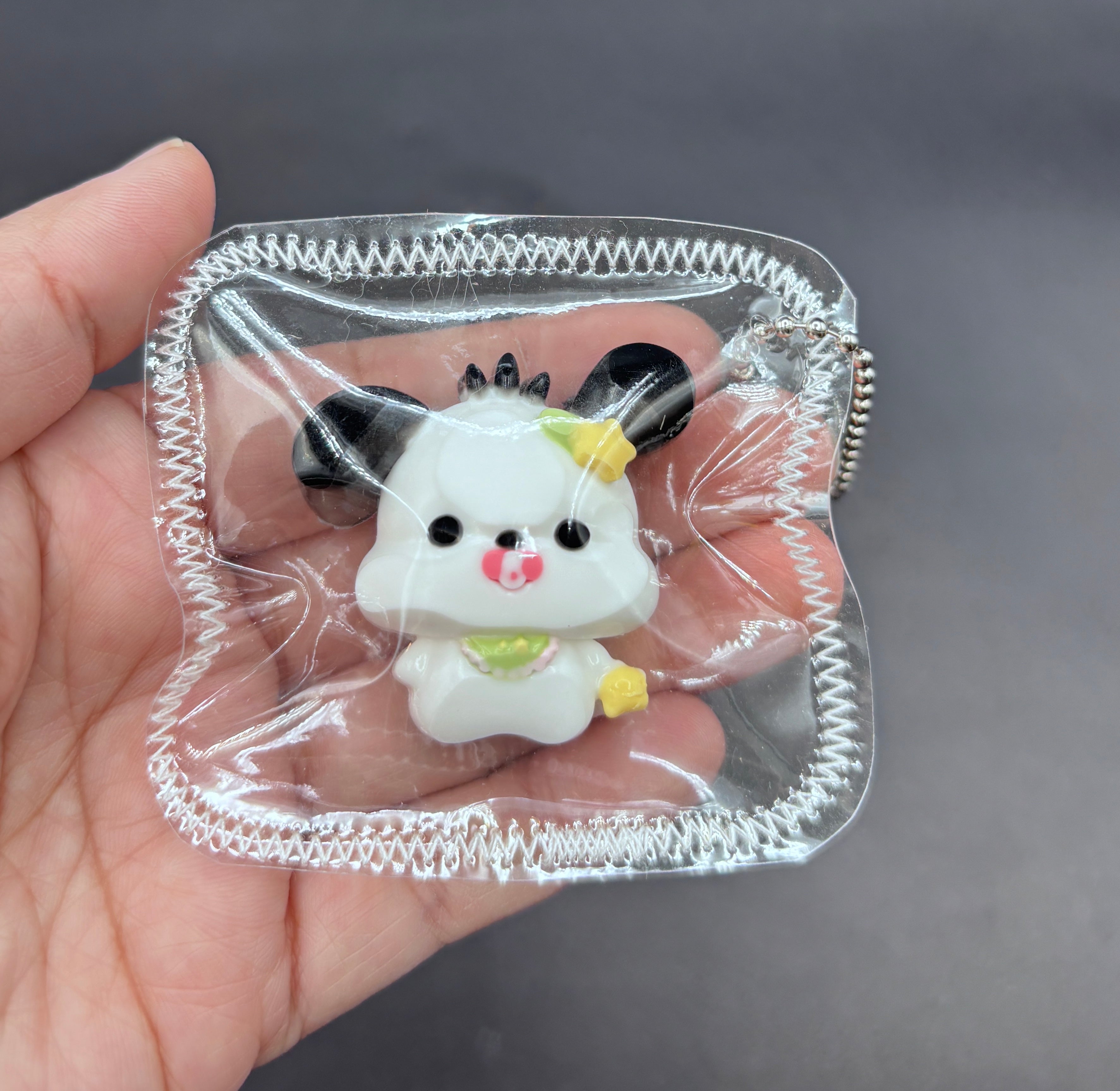 Cute mini puppy keychain taba squishy (choose)