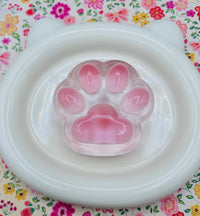 Clear super soft Cat Paw Squishy Toy 2 oz- light color medium (4 colors)