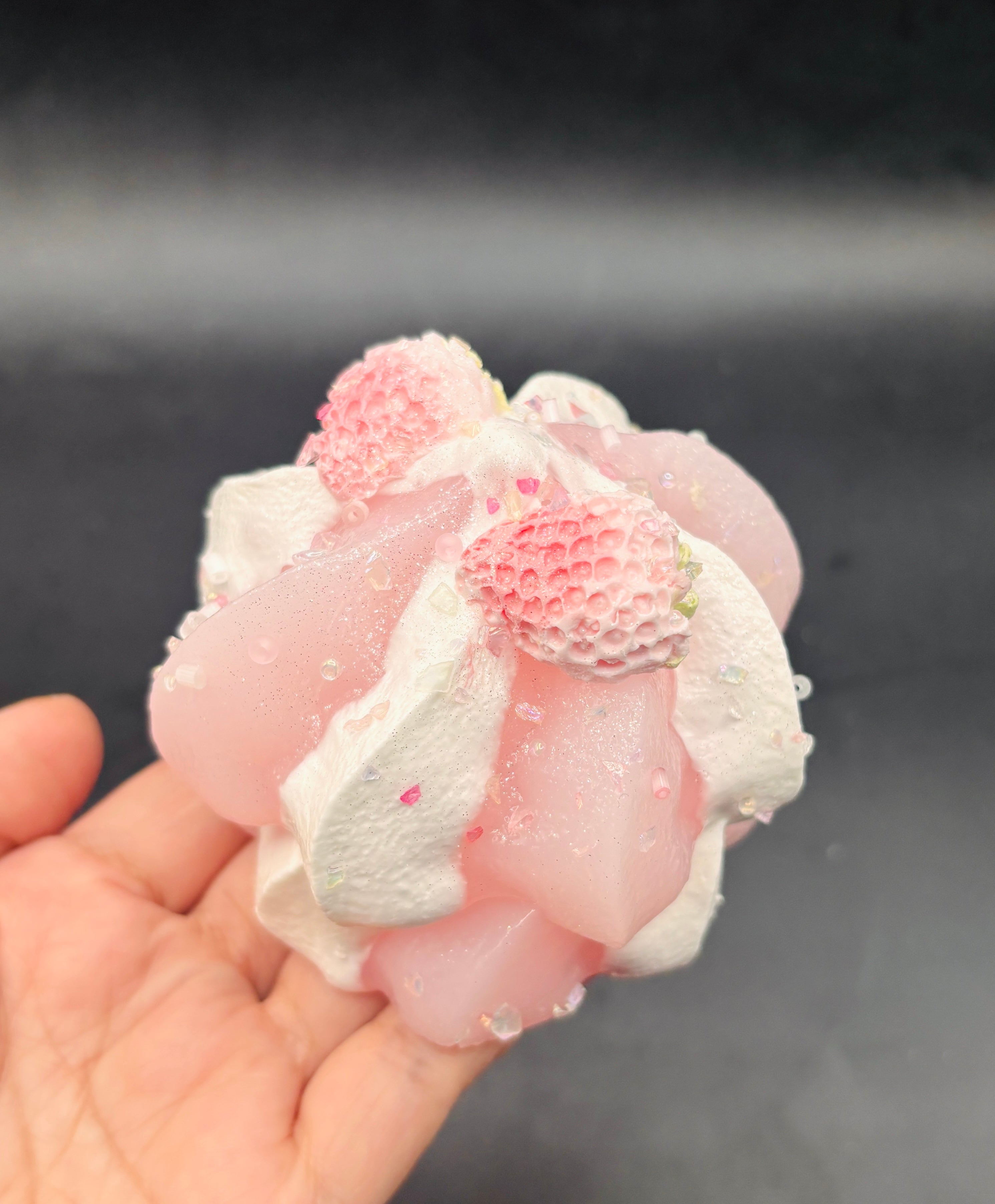 Frozen butter new strawberry whipped cream soft  taba squishy