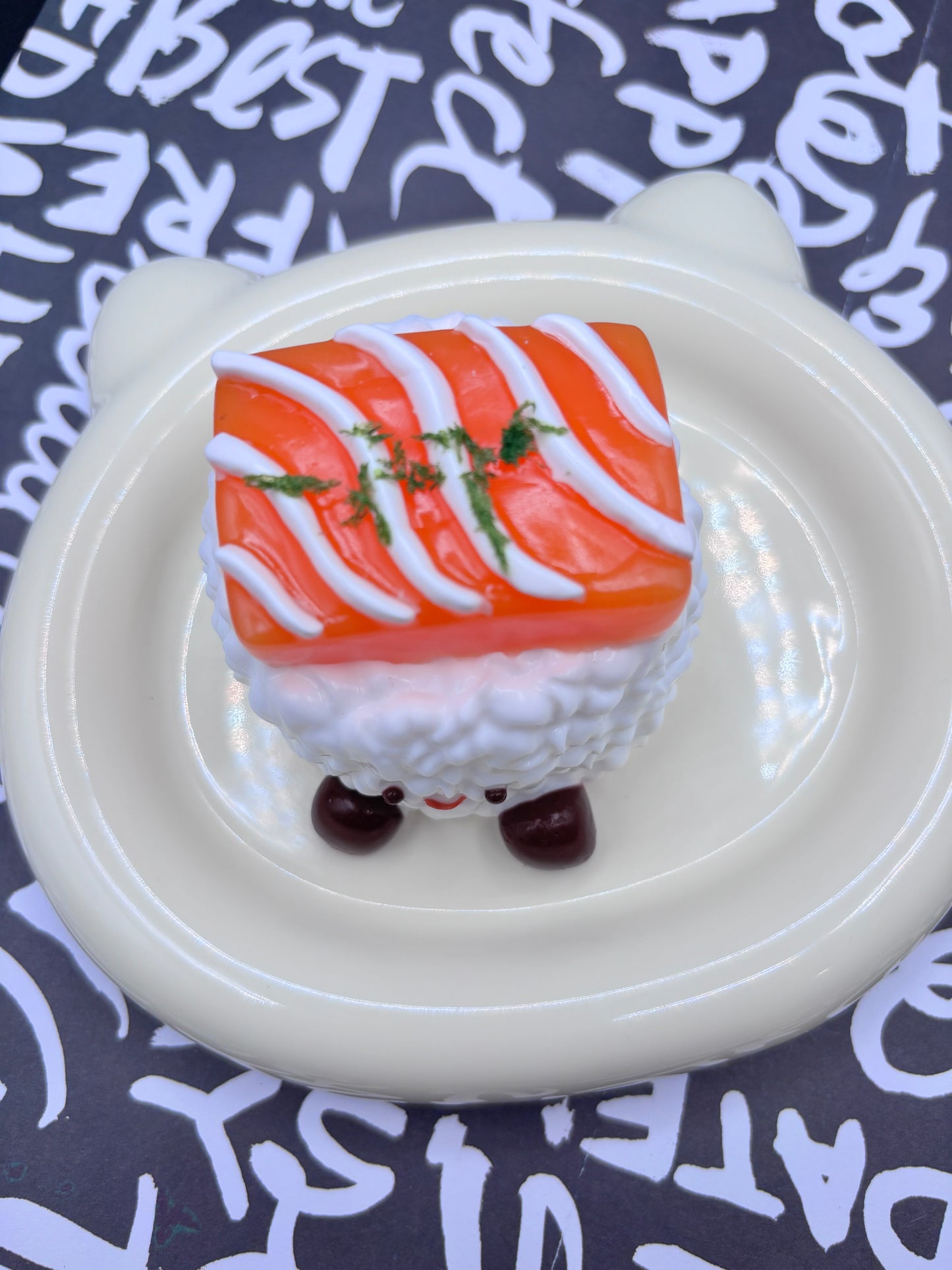 Jelly cat themed sushi super soft